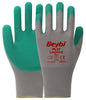 Beybi PL17 Legend Polyester Örme Lateks Eldiven - Yeşil