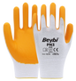 Beybi PN3 Polyester Örme Nitril Eldiven - Sarı
